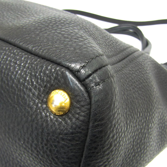 PRADA Leather Handbag Shoulder Bag in Black - Picture 5 of 16